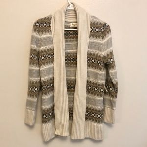 Sonoma petite small open cardigan like new